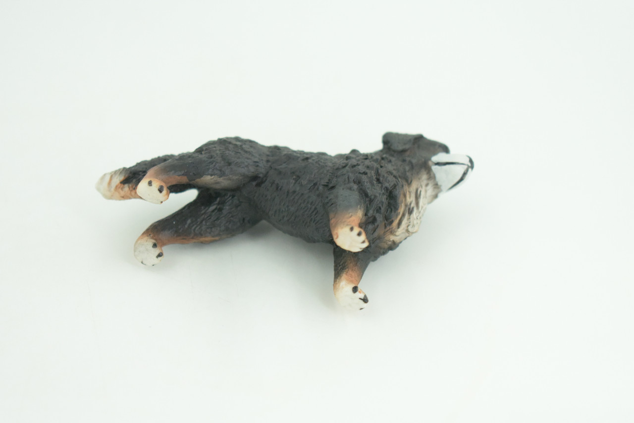 Bernese Mountain Dog, Hand Painted, Educational, Museum Quality, Realistic, Rubber Canine, K9, Diorama, Figure, Toys, Kids, Gift,  3 Inches. CH915 BB204