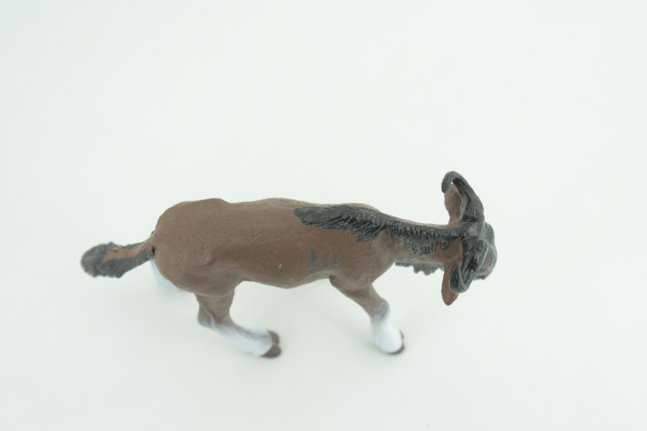 Wildebeest, Museum Quality, Educational, Hand Painted, Rubber Animal, Realistic, Diorama, Very Nice Design, Toys, Kids, Gift,   5 Inches.  CH950 BB209 