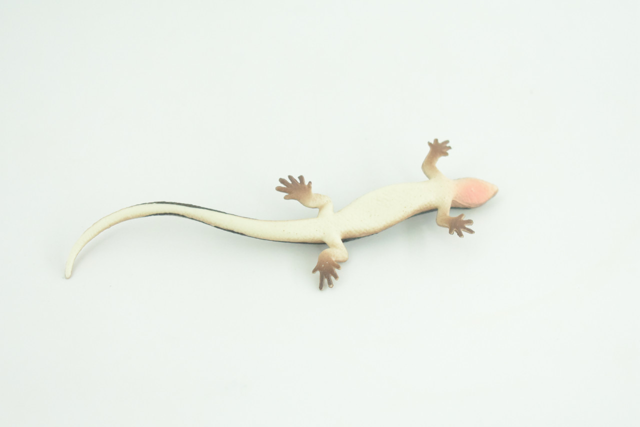 Lizard, Wall Skink, Hand Painted, Museum Quality, Educational, Rubber Reptile, Realistic, Diorama, Very Nice Design, Toys, Kids, Gift, 4 Inches. CH955 BB209