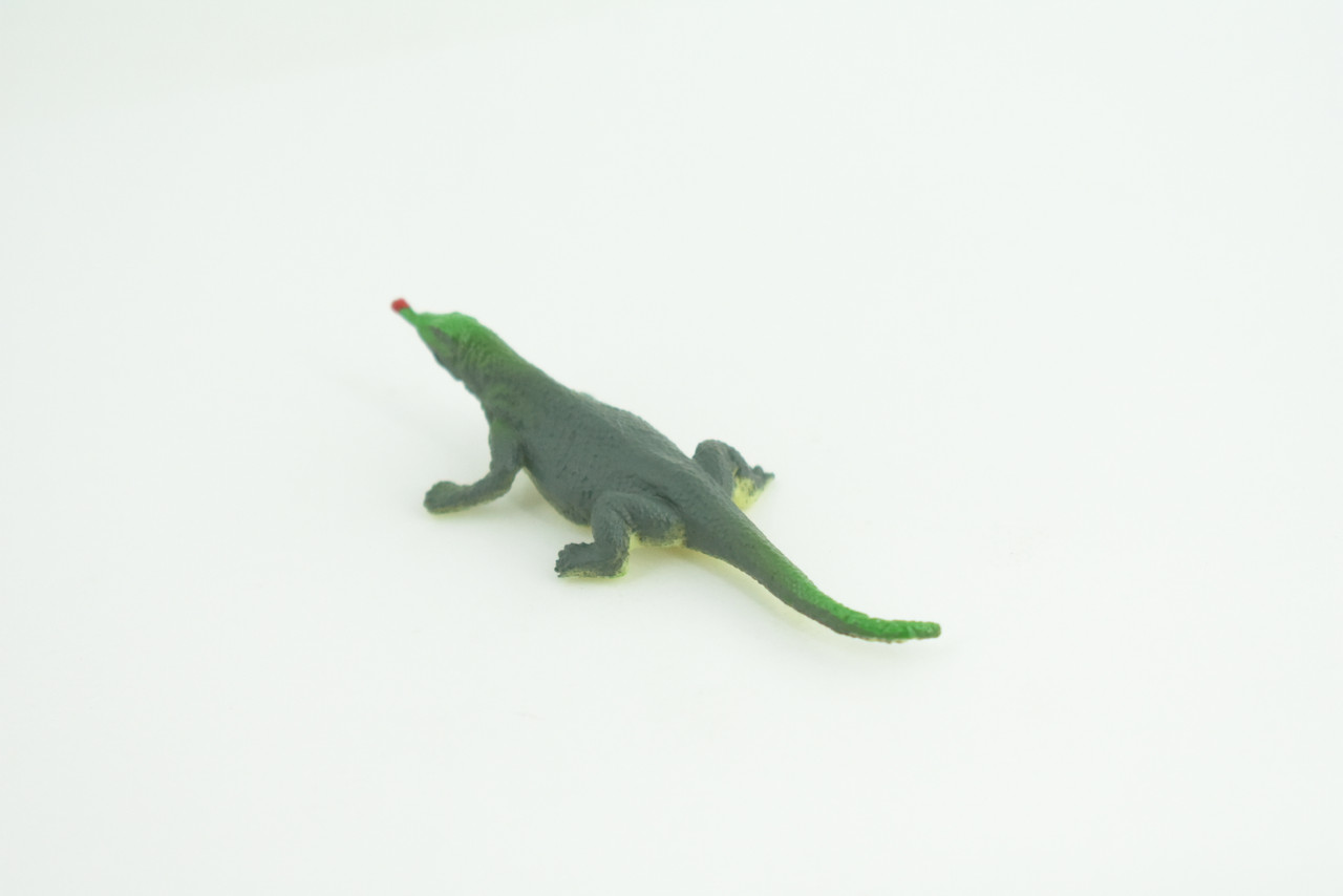 North American green anole Lizard, Rubber Reptile, Hand Painted, Educational, Realistic, Model, Replica, Toys, Kids, Gift,   2 1/2 Inches.    WR37 B197