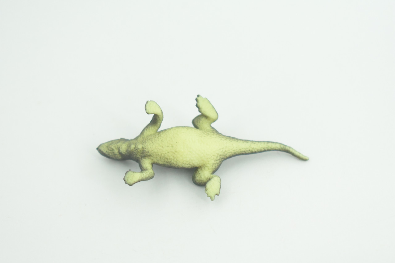Gray's Monitor Lizard, Rubber Reptile, Hand Painted, Educational, Realistic, Model, Replica, Toys, Kids, Gift,   2 Inches.    WR43 B197