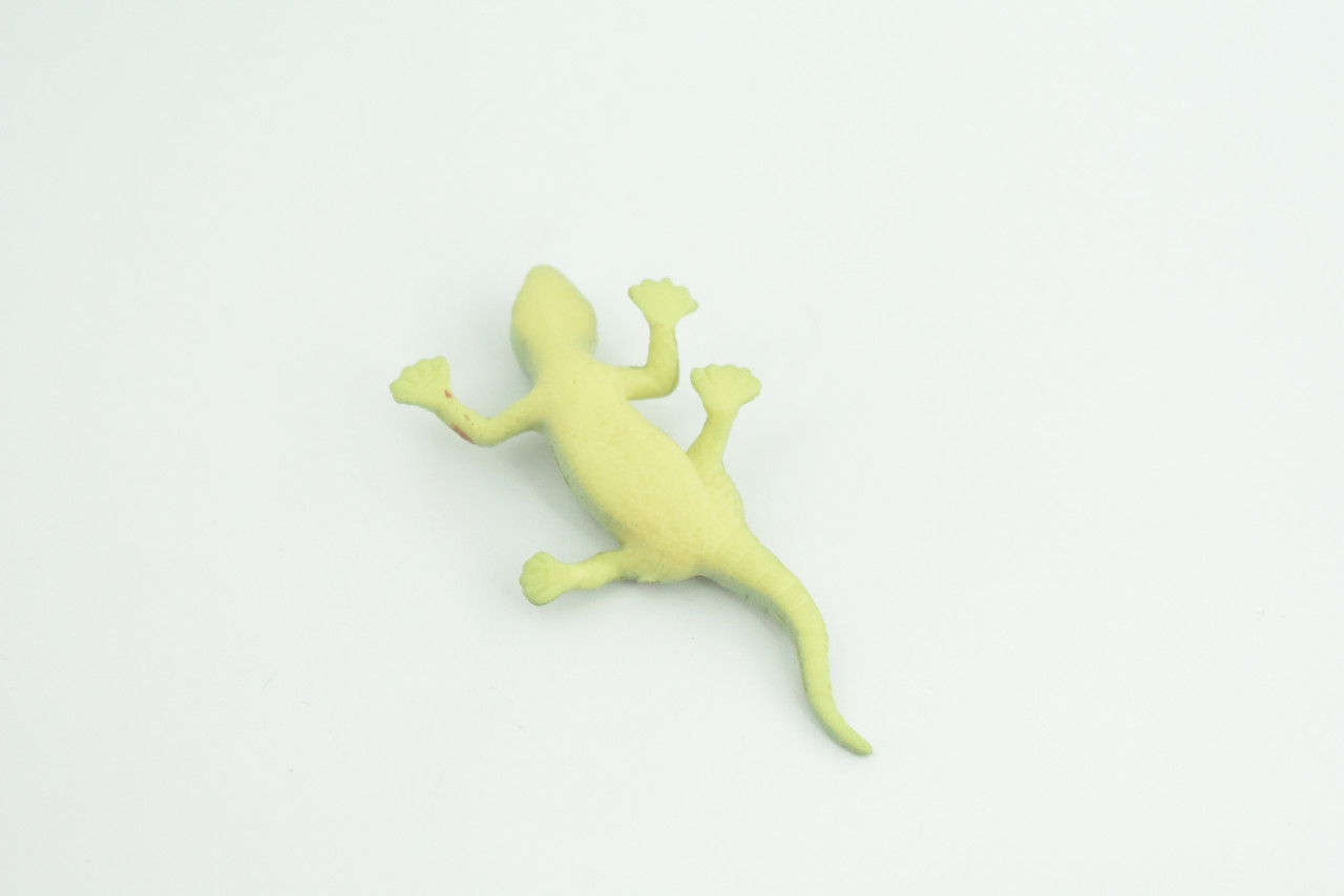 Spotted Gecko, Lizard, Rubber Reptile, Hand Painted, Educational, Realistic, Model, Toys, Kids, Gift,     2 1/2 Inches.    WR46 B197