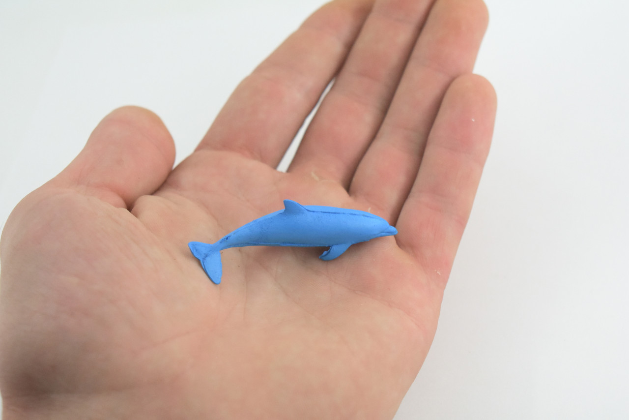 Dolphin, Blue Dolphin Cichlid, Marine Mammal, Educational, Realistic, Diorama, Models, Replica, Toys, Kids, Gift, 2 Inches. CWG52 B197