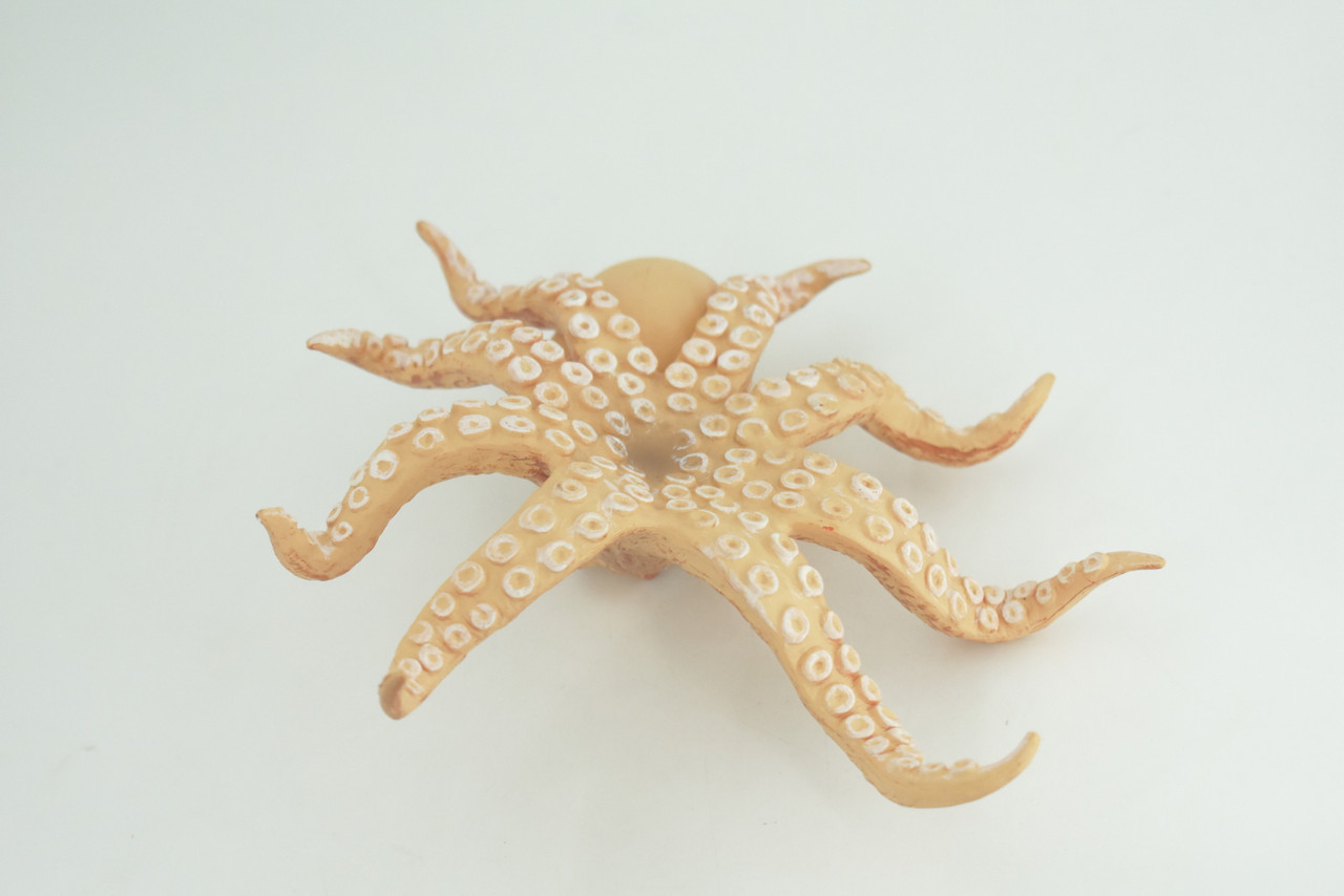 Octopus, Octopodes, Octopoda, Octopi, Ocean, Hand Painted, Rubber Realistic Toy Figure, Diorama, Model, Replica, Kids, Educational, Gift,   6 Inches.   CH1007 BB220