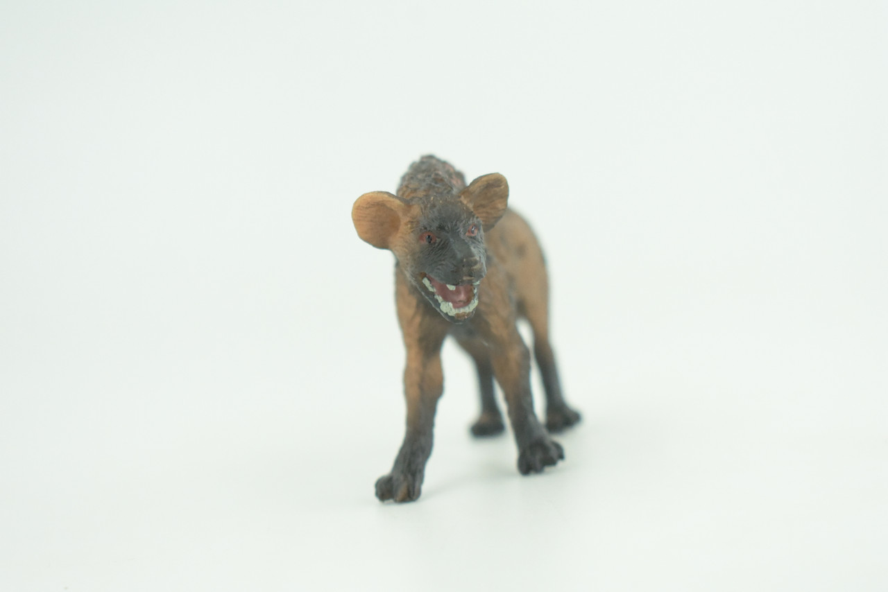 Hyena, Spotted, Hyaena, Museum Quality, Rubber Animal, Hand Painted, Realistic Toy Figure, Diorama Model, Kids, Educational, Gift,   3 1/2 Inches.  CH1037 BB221