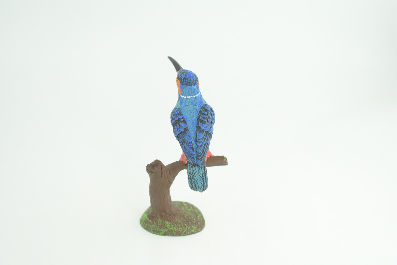 Kingfisher, Common King Fisher, Museum Quality, Educational, Hand Painted, Rubber Bird, Diorama Model, Realistic, Toys, Kids, Gift,  4 Inches.  CH1039 BB217