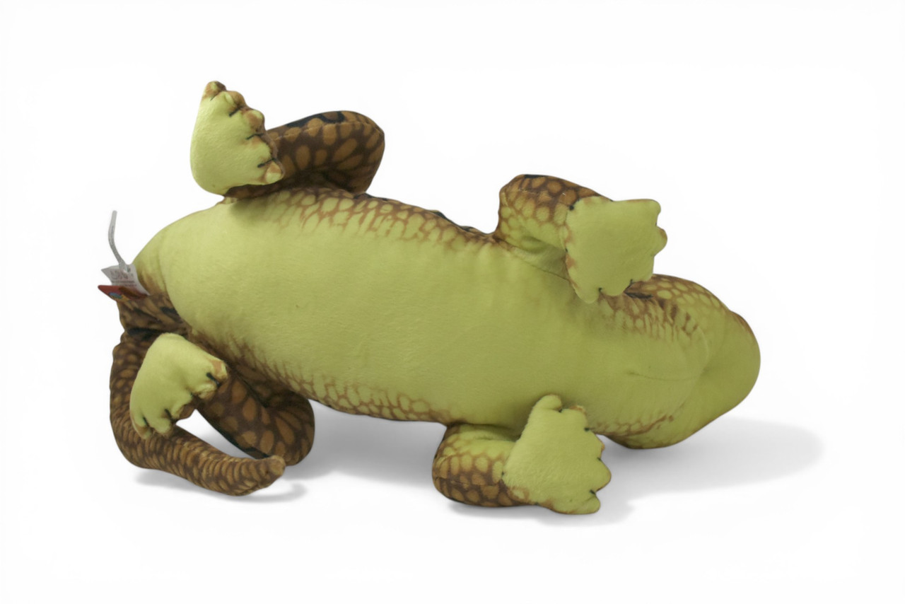 Alligator, Crocodile, Brown, Very High Quality, Stuffed Reptile, Educational, Plush Realistic Figure, Lifelike Model, Replica, Toys, Kids, Gift, 27 Inches. RI01 BB327