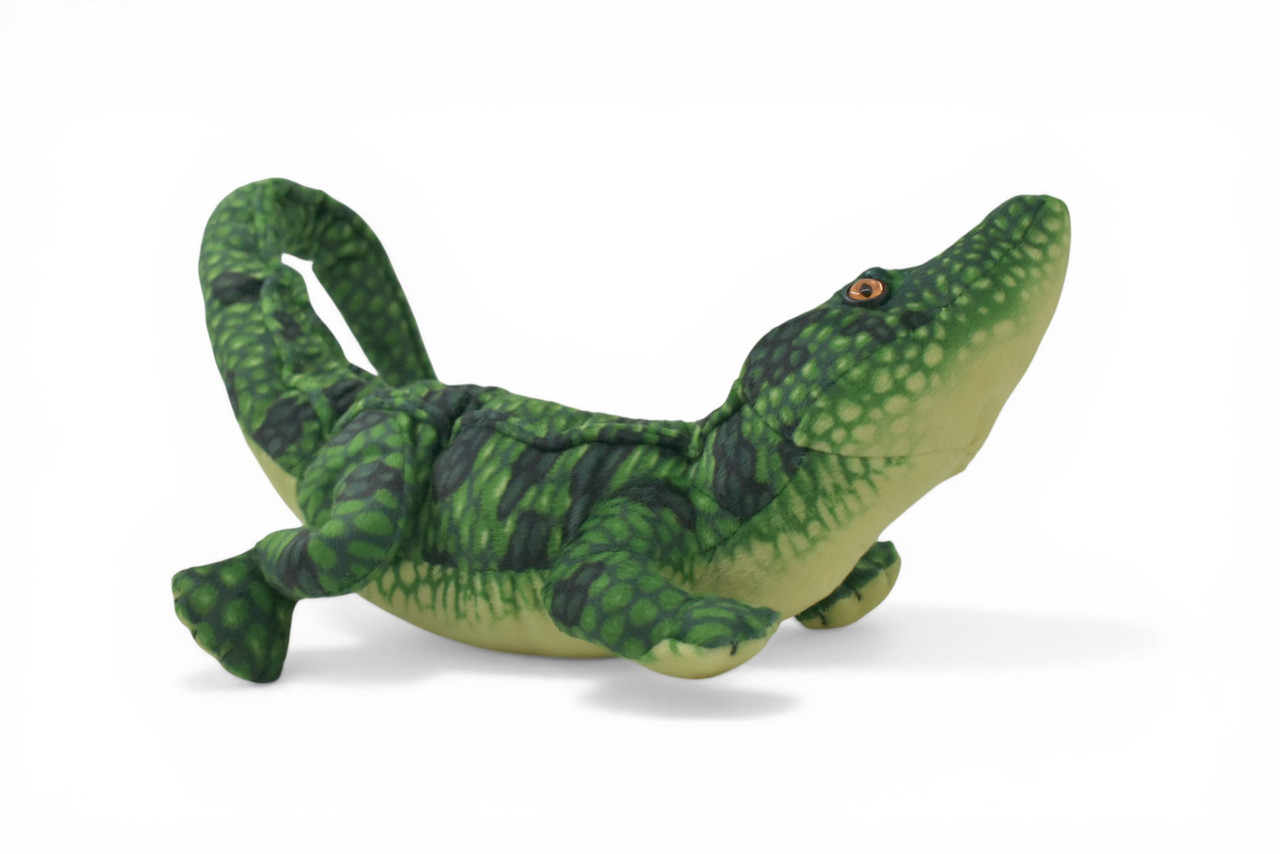 Alligator, Crocodile, Very High Quality, Stuffed Reptile, Educational, Plush Realistic Figure, Lifelike Model, Replica, Toys, Kids, Gift, 16 Inches. RI02 BB330 (RI02BB330)