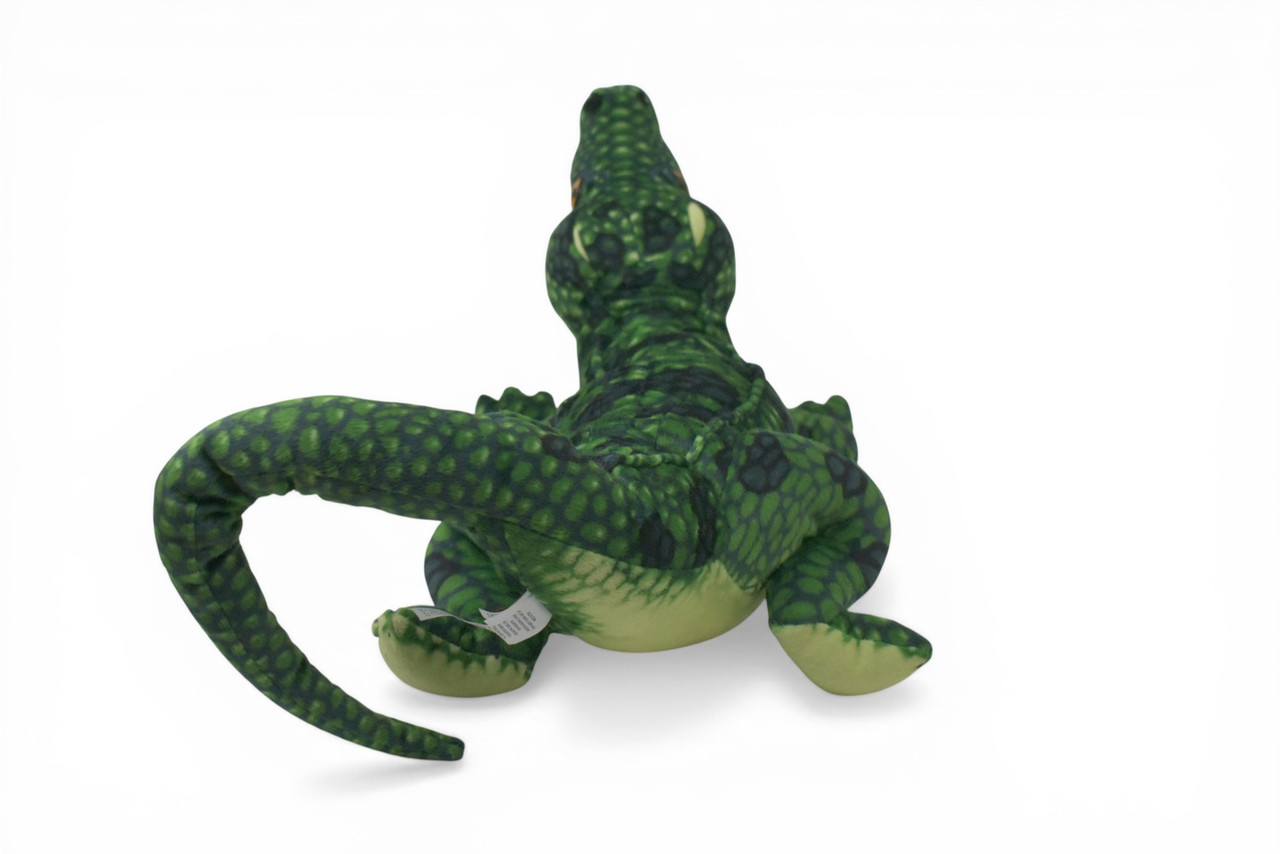 Alligator, Crocodile, Green, Very High Quality, Stuffed Reptile, Educational, Plush Realistic Figure, Lifelike Model, Replica, Toys, Kids, Gift, 27 Inches. RI03 BB329 