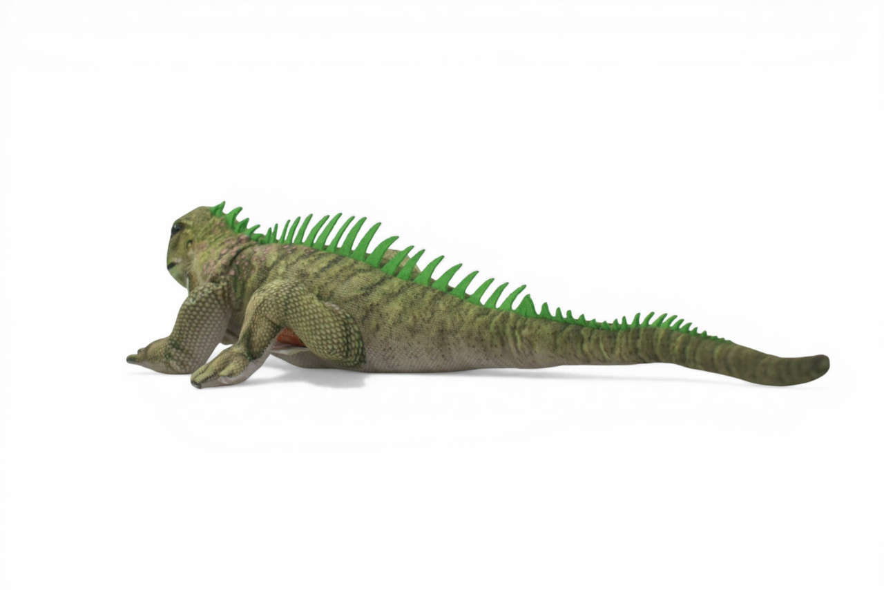 Iguana, Green, Lizard, Museum Quality, Stuffed Reptile, Educational, Plush Realistic Figure, Lifelike Model, Replica, Toys, Kids, Gift, 19 Inches. RI04 BB330