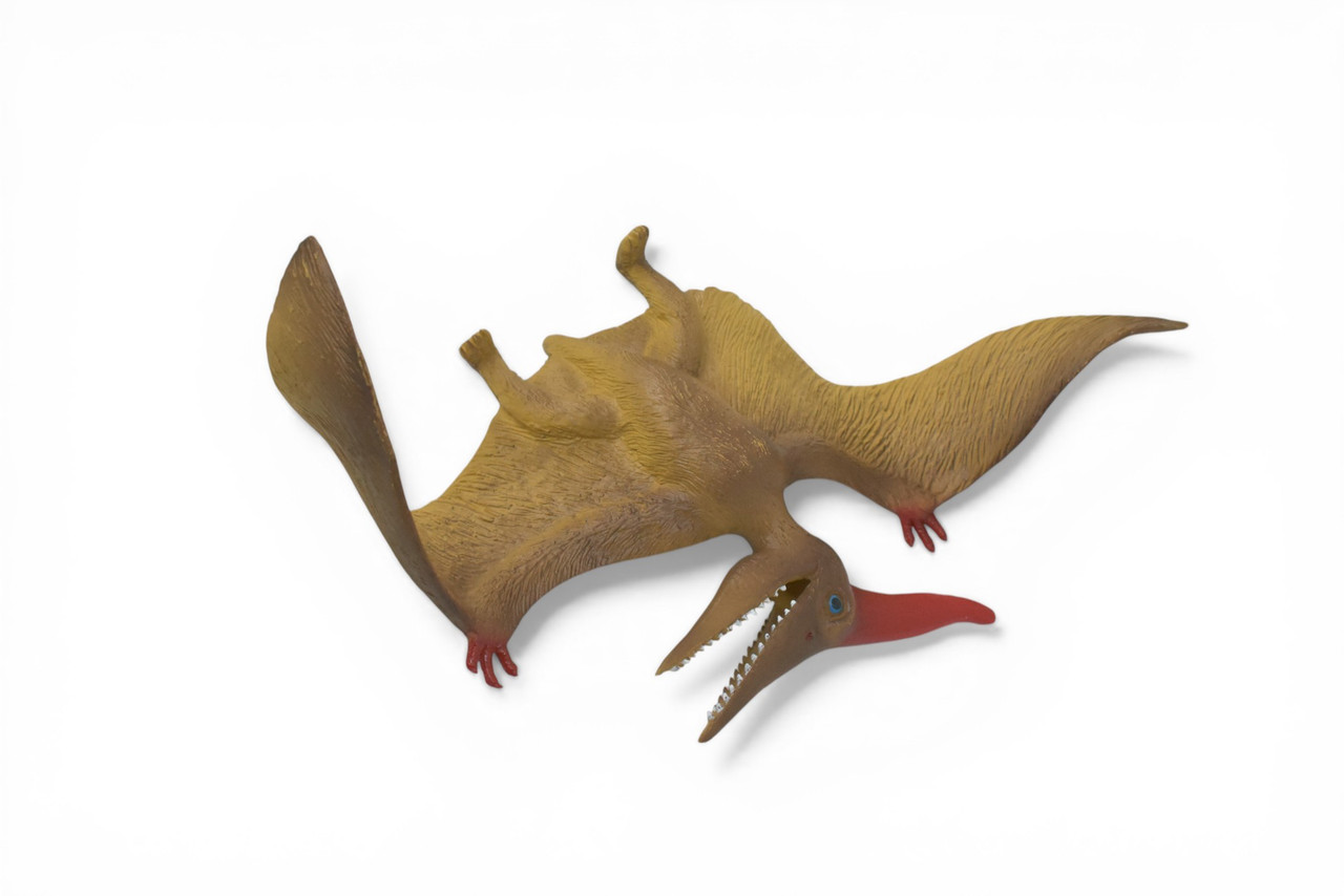 Pteranodon, Pterosaur, Cretaceous Dinosaur, Hand Painted, Educational, Museum Quality, Realistic, Rubber, Diorama Model, Figure, Toys, Kids, Gift, 18 Inches. IM32 B659