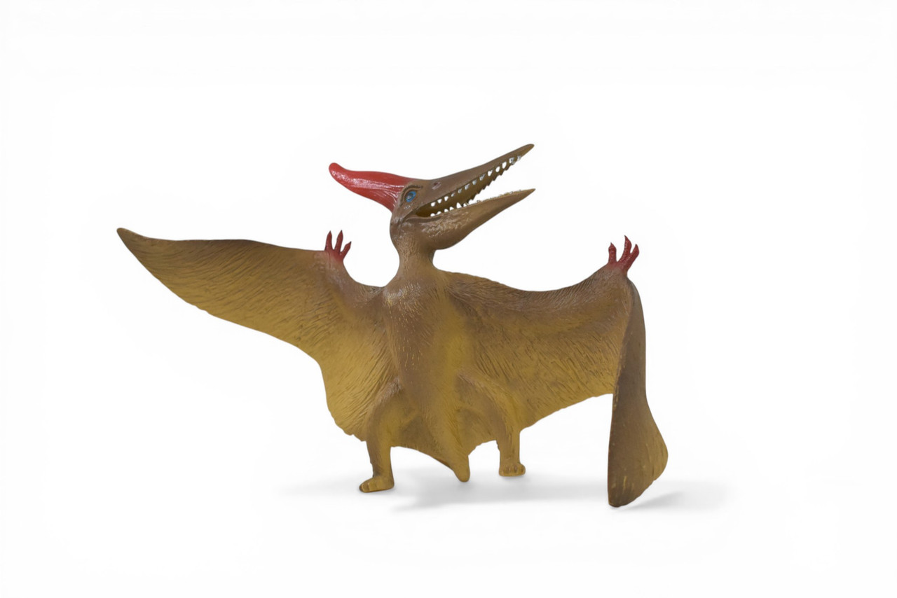 Pteranodon, Pterosaur, Cretaceous Dinosaur, Hand Painted, Educational, Museum Quality, Realistic, Rubber, Diorama Model, Figure, Toys, Kids, Gift, 18 Inches. IM32 B659