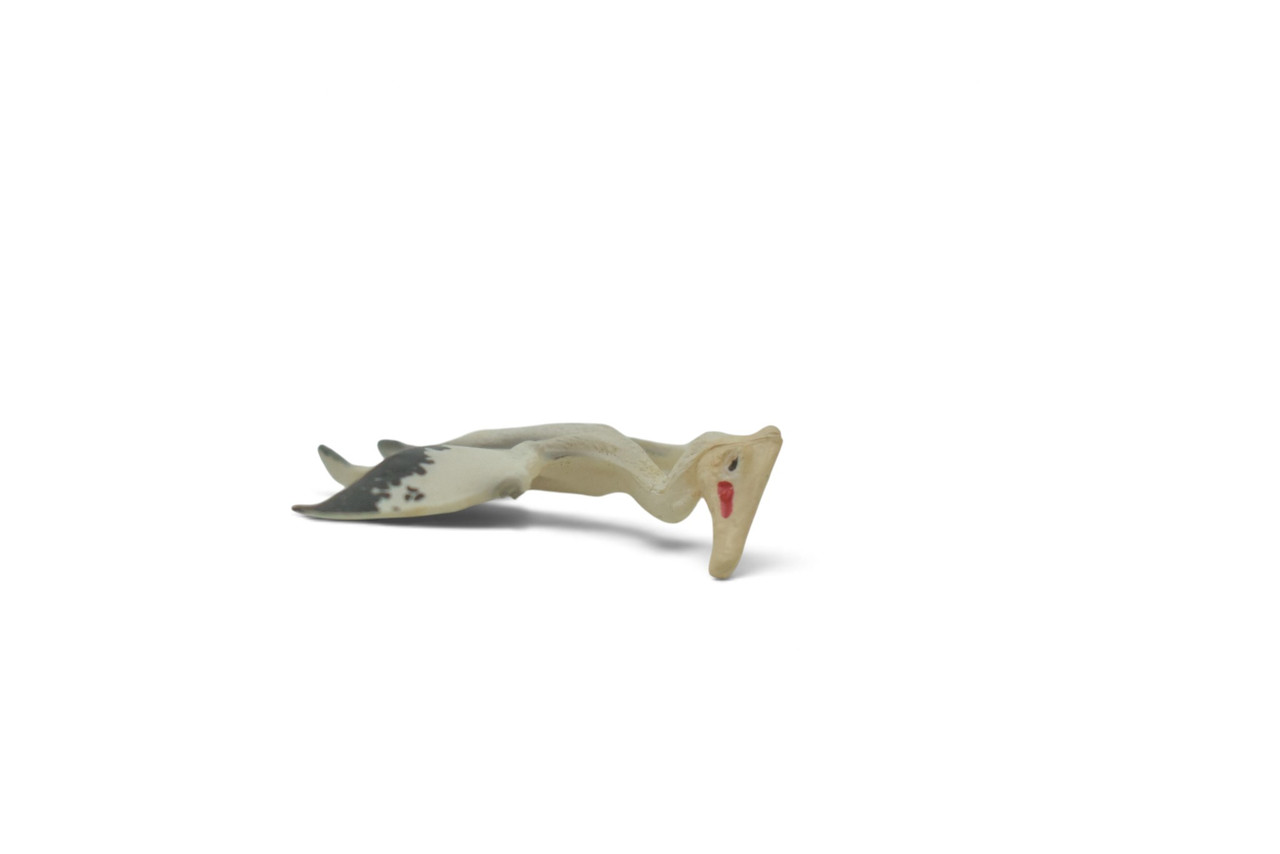 Quetzalcoatlus Flying Dinosaur, Late Cretaceous, Museum Quality, Hand Painted, Rubber, Realistic, Toy, Figure, Model, Kids, Educational, Gift,   3 Inches.   CH1066 BB222
