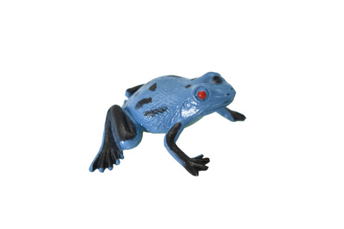 Frog, Blue Legged, Madagascar, Plastic Toy Realistic Rainforest