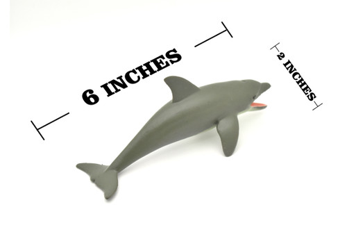 Dolphin,  Very Nice Hollow Plastic Replica   6"   -  F471 B5