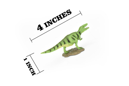 Gigantosaurus Dinosaur, Museum Quality, Animal, Educational, Realistic Hand Painted, Figure, Lifelike Model, Vintage Replica, Toy,  4 Inches.