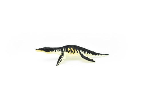 Liopleurodon Dinosaur, Museum Quality, Animal, Educational, Realistic Hand Painted, Figure, Lifelike Model, Vintage Replica, Toy,   2 1/2 Inches. 