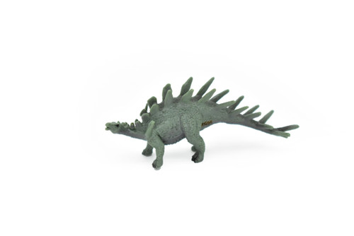 Kentrosaurus Dinosaur, Museum Quality, Animal, Educational, Realistic Hand Painted, Figure, Lifelike Model, Vintage Replica, Toy,  2 1/2 Inches.  