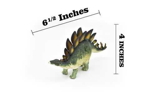 Stegosaurus Dinosaur, Museum Quality Plastic Replica    6 1/2"     M012-B630