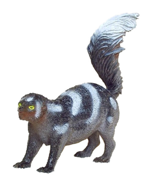⭐️スカンクの涙⭐️ Spotted Skunk 4 3/4-inch plastic - F1063 B222 - Collectible