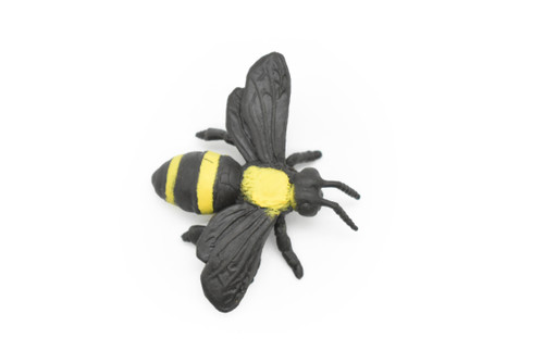 Bumblebee, flexible, Rubber Toy Animal, Realistic Figure, Model, Replica, Kids Educational Gift,     1"     F3416 B33