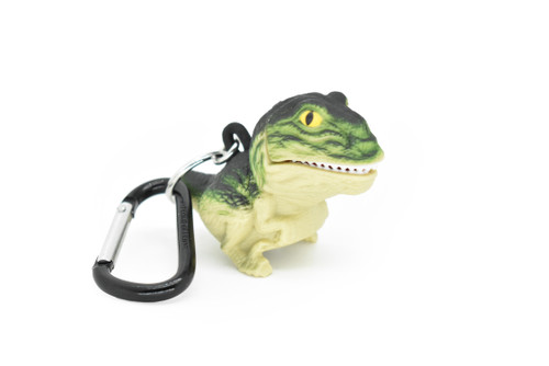 Tyrannosaurus rex, T. Rex, Dinosaur, Carabiner Clip Flashlight and Keychain Toy Gift Camping Small Light 
