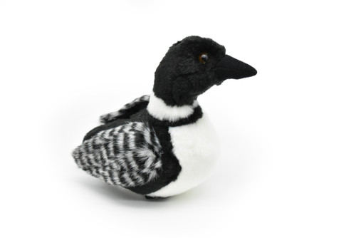 Loon,  Bird, Realistic, Lifelike, Stuffed, Bird, Soft, Toy, Educational, Animal, Kids, Gift, Very Nice Plush Animal    6"
