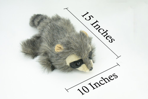 Raccoon Hand Puppet, Very Nice Plush, Stuffed Animal, Educational, Realistic Figure, Lifelike Model, Replica, Gift,     15"     F019 B405                                     