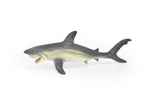 Shark, Great White, Museum Quality Rubber Model, Toy, Figure    6"      CWG143 BB28