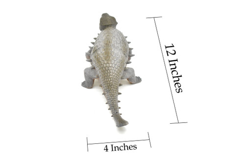 Ankylosaurus, Dinosaur, Cretaceous period, Museum Quality, Realistic, Educational, Hand Painted, Lifelike Design, Diorama Model, Replica, Toy,   12 Inches 