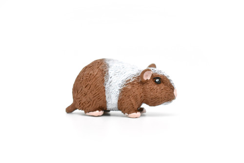 Guinea Pig, Educational, Hand Painted, Plastic Animal Design, Figure, Lifelike, Realistic Model, Replica, Gift    2 Inches. 