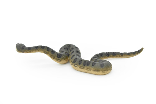 Anaconda Green, Snake, Very Realistic Rubber Reproduction, Hand Painted Figurines,  5"    CH044 BB76