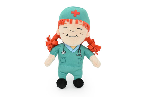 Doctor, Female, Very Nice Plush Stuffed Doll Toy,   11"   C02BB69