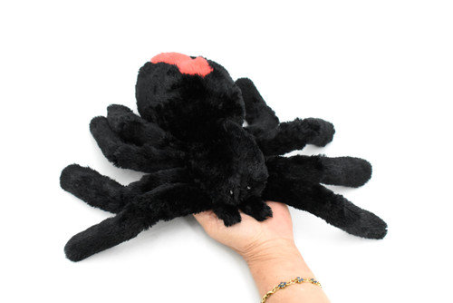 Spider, Redback , Australian Black widow, Stuffed Insect, Educational, Plush Realistic Figure, Lifelike Model, Replica, Gift,     13"     F058 BB4