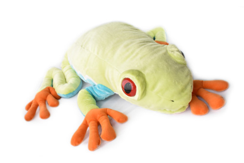 Frog, Red-Eyed Tree Frog, Very Large,  Stuffed Animal, Educational, Plush Realistic Figure, Lifelike Model, Replica, Gift,        36"     WR06 DEN