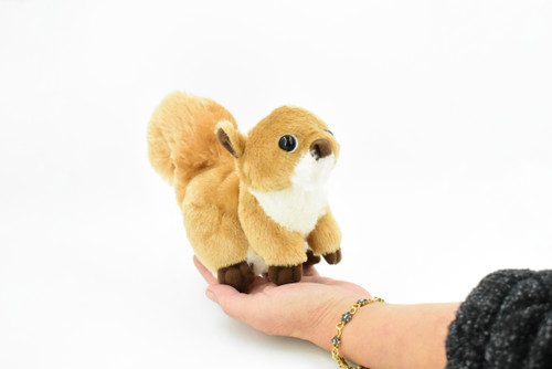 Squirrel, Brown, Realistic, Lifelike, Stuffed, Soft, Toy, Educational, Animal, Kids, Gift, Very Nice Plush Animal    10"   F4322 B390