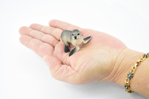 Sea Lion, Baby, Calf, Pinnipeds, Rubber Animal, Realistic Toy Figure, Model, Replica, Kids, Educational, Gift,       2"      CH402BB108