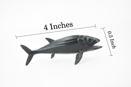 Leedsichthys, Extinct Jurassic Fish, Leeds' fish, Museum Quality, Rubber, Hand Painted, Realistic, Diorama Model, Kids, Educational,  4 Inches.  