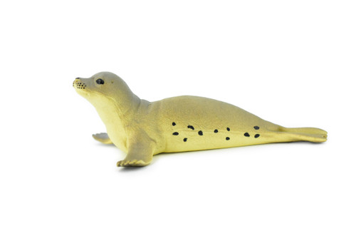Fur Seal, Pinnipeds, Marine Mammal, Very Nice Design, Hand Painted, Educational, Rubber Fish, Diorama Model, Replica, Realistic Toy Figure, Kids,  4 Inches.