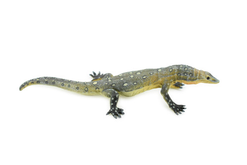 Lizard, Perentie Monitor Lizard, Museum Quality, Hand Painted, Rubber Toy Figure, Realistic  Model, Replica, Kids, Educational, Gift,        6"     CH214 BB118