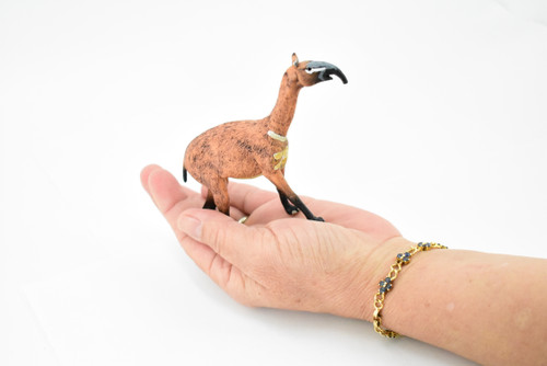 Macrauchenia, Extinct Llama, Museum Quality, Hand Painted, Rubber Toy Figure, Realistic  Model, Replica, Kids, Educational, Gift,      5"    CH216 BB118