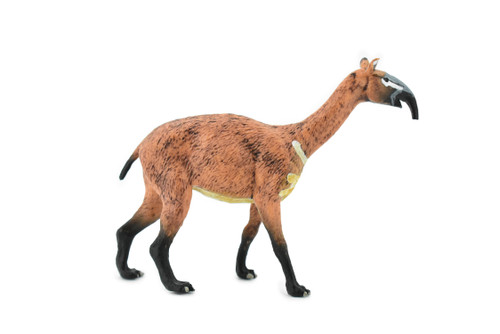 Macrauchenia, Extinct Llama, Museum Quality, Hand Painted, Rubber Toy Figure, Realistic  Model, Replica, Kids, Educational, Gift,      5"    CH216 BB118