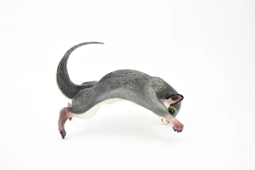  Flying Squirrel, Sciuridae, Museum Quality, Hand Painted, Rubber Mammal, Realistic Toy Figure, Model, Replica, Kids, Educational,  6 1/2 Inches.