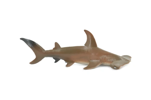 Hammerhead Shark, Museum Quality, Educational, Rubber Fish, Hand Painted, Realistic Toy Figure, Diorama Model, Kids, Educational, Gift,    7 Inches.  
