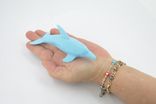 Dolphin, Porpoise, Bottlenose, Marine Mammal, Plastic, Realistic, Figure, Model, Toy, Kids, Educational, Gift,        5"    RI48 B223