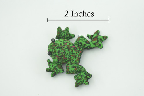 Frog, Amphibians, Green, Hand Made In Thailand, Sand Creatures, Paper Weight, Bean Bag, Cornhole, Game, Toy, Kids, Educational,  2  Inches. 