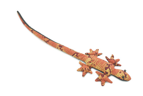 Lizard, Reptiles, Red, Hand Made In Thailand, Sand Creatures, Paper Weight, Bean Bag, Cornhole, Game, Toy, Kids, Educational,  16  Inches.