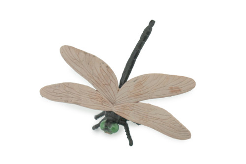 Dragonfly, Dragon Fly,  Hand Painted, Educational, Rubber Realistic Figure, Lifelike Model, Figurine, Replica, Gift,      2 1/4"    SF18 B31   