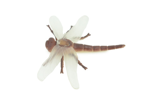 Dragonfly, Very Nice Rubber Insect, Educational, Realistic Hand Painted, Figure, Lifelike Model, Figurine, Replica, Gift, 2" US15 B44