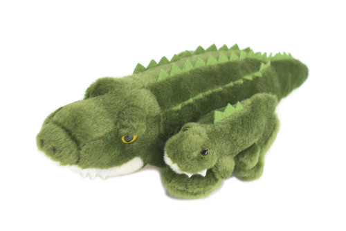 Green Stuffed Alligator Toy